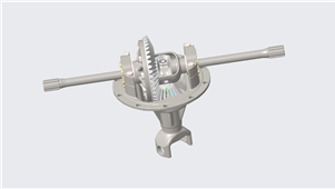 Creo Solidworks UG通用差速器内部结构模型