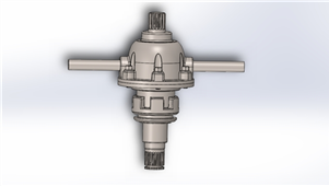 Solidworks机械设备普通差速器三维建模