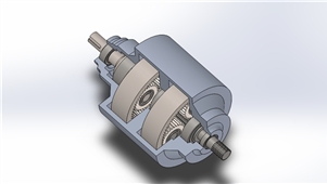 Solidworks设计双行星齿轮机构三维建模