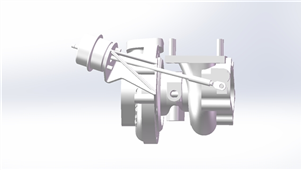 涡轮增压器三维建模 solidworks设计