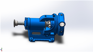 Solidworks机械设备单价段离心泵三维模型