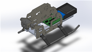 Solidworks机械设备航模遥控直升飞机三维模型