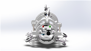 检测机器人三维建模 solidworks设计