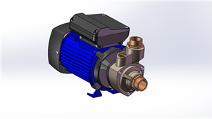 Solidworks机械设备离心泵三维模型