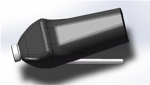 Solidworks机械三维摩托车座垫三维模型