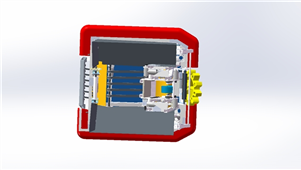 Solidworks机械设备机器人车部位三维模型