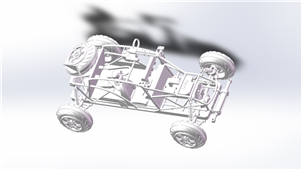 Solidworks机械设备蹦蹦车三维模型