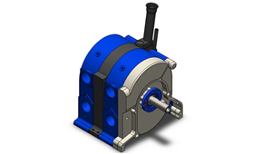 Solidworks机械设备双腔转子发动机三维模型