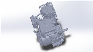 Solidworks机械设备 SAE发动机三维建模