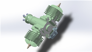 Solidworks机械设备发动机机械模型