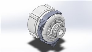 Solidworks机械设备赛车发动机三维模型