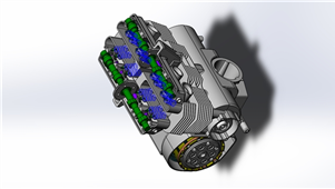 Solidworks机械设备发动机机械三维模型