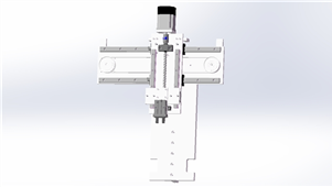 Solidworks机械设备2轴二坐标拾放机械手三维模型