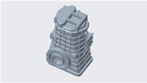 Creo机械设备SL-90变速箱三维建模
