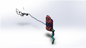 Solidworks机械设备汽车燃油系统总成3D模型