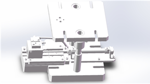 Solidworks机械设备气动夹具三维模型