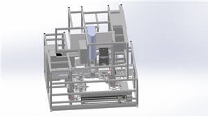 Solidworks机械设备拆垛机三维模型