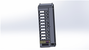 Solidworks机械钣金GCS框架部件三维模型