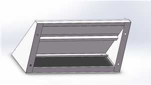 Solidworks机械钣金三角灯箱三维模型