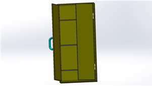 Solidworks机械钣金箱体三维模型