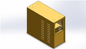 Solidworks机械钣金电脑机箱三维模型