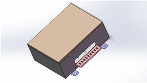 Solidworks机械钣金电箱三维模型