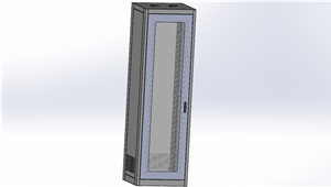 Solidworks机械钣金配电柜三维模型