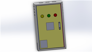 Solidworks机械钣金配电箱三维模型