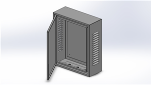 Solidworks机械钣金中电配电箱三维模型