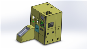 Solidworks机械钣金1410MC机架三维模型