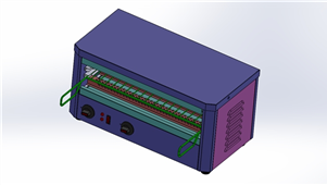 Solidworks机械钣金烤箱三维模型