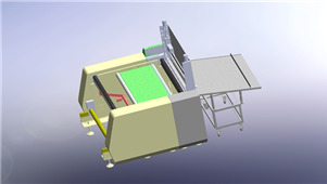 Solidworks机械钣金PP裁切机三维模型