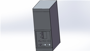 Solidworks机械钣金封口机罩壳三维模型