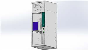 Solidworks机械钣金兴源电力非标高压柜三维模型