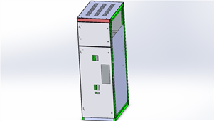 Solidworks机械钣金手动正装柜三维模型