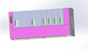 Solidworks机械钣金控制柜三维建模