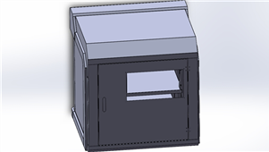 Solidworks机械钣金激光器柜三维模型