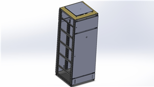 Solidworks机械钣金GGD骨架装配三维模型