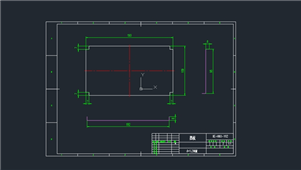 AutoCAD机械侧板图纸