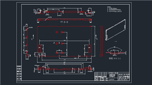 AutoCAD机械断路器室下盖板图纸1
