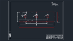 AutoCAD机械侧支撑图纸