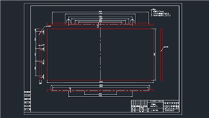 AutoCAD机械底座焊接图纸