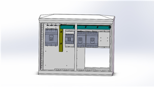 Solidworks机械钣金SMC壳JP柜三维模型