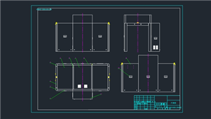 AutoCAD机械外挂板装配图纸