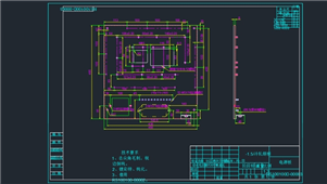 AutoCAD机械电源板装配图纸