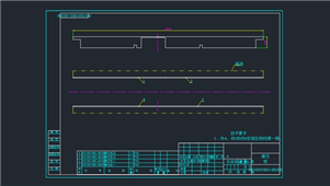AutoCAD机械填充板装配图纸