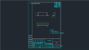 AutoCAD机械铅板装配图纸