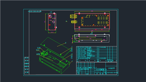 AutoCAD机械DP盒部件装配图纸2
