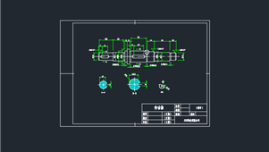 CAD机械图纸轴和垫圈类传动轴（图2）