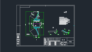 CAD机械图纸叶轮叶片类叶轮和叶片